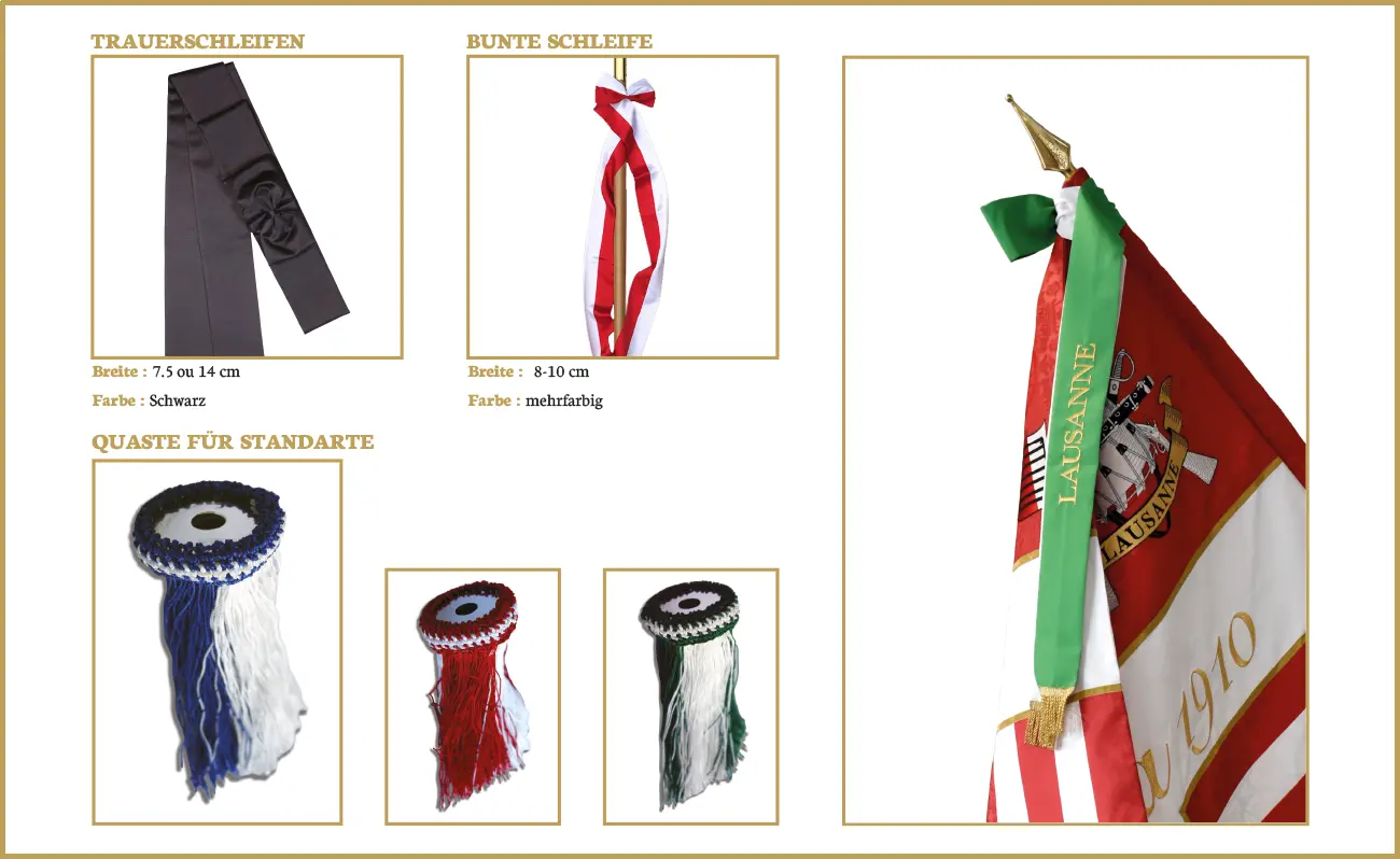 Schleifen und quasten